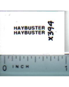 Decal 1/64 Haybuster