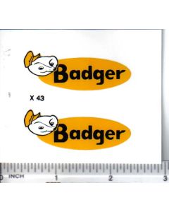Decal 1/16 Badger