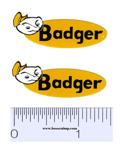 Decal Badger (Pair)