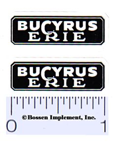 Decal 1/16 Bucyrus Erie (Pair)