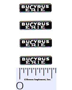 Decal 1/64 Bucyrus Erie(4)