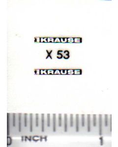 Decal 1/64 Krause