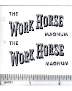Decal 1/16 The Work Horse Magnum