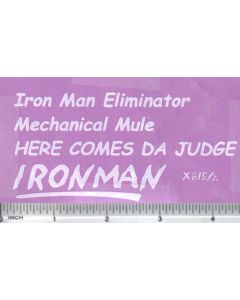Decal 1/16 Iron Man Eliminator Set - White