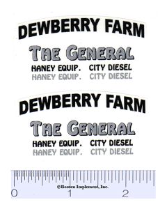 Decal 1/16 Dewberry Farm (Pair)