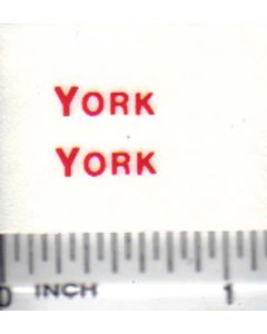 Decal York Grain Bin 1/2in.