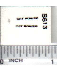Decal 1/32 Cat Power