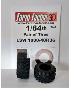 1/64 Tire LSW 1000/40R-36  3D printed