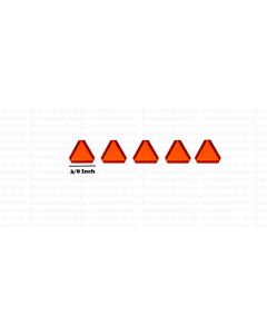 Decal SMV Slow Moving Vehicle 1/32 set of 5