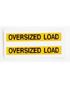 Decal 1/64 Oversized Load Sign Decals