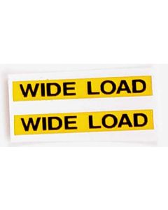 Decal 1/64 Wide Load Sign