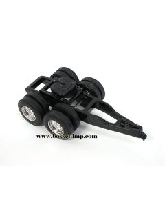 1/64 Dolly Tandem Axle Assembled black