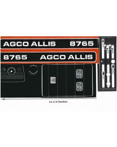 Decal AGCO-Allis 8765 Pedal Tractor