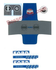 Decal Ford 6000 Diesel Pedal