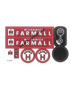 Decal Farmall Super H Pedal Tractor Decal set