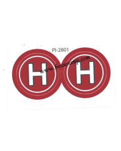 Decal Farmall H Model numbers for pedal tractors