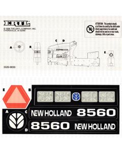 Decal New Holland 8560 Pedal Tractor