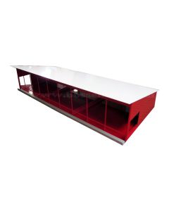 1/64 Cattle Shed Monoslope red & white